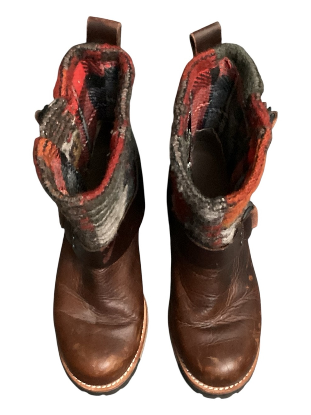 WOOLRICH Southwestern Aztec Wool Boots